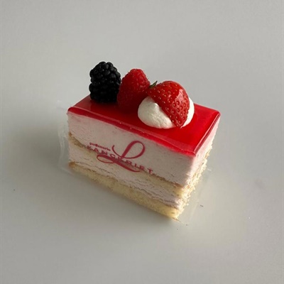 Photo de « Bavarois aardbei gebakje »