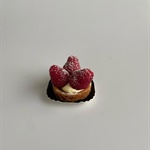Foto van “Mini fruittaartje framboos zanddeeg”