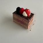 Foto van “Bavarois chocolade gebakje”